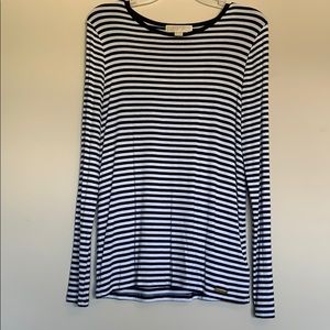 MICHAEL Michael Kors STRIPED LONG SLEEVE TEE